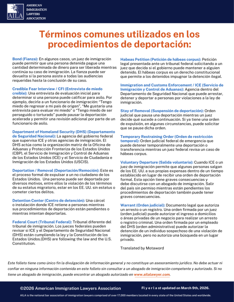 Terminos AILA SP